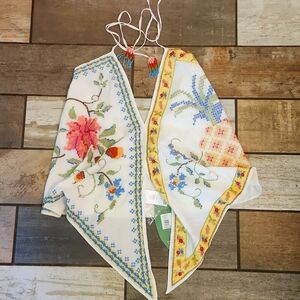 NWT Farm Rio Grandma Gift Embroidered Halter L